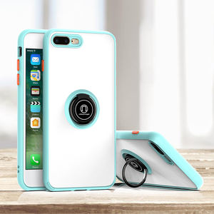 Vendita all'ingrosso cavalletto magnetico di 360 gradi porta anello custodia trasparente per Apple <span class=keywords><strong>iPhone</strong></span> <span class=keywords><strong>6s</strong></span> <span class=keywords><strong>Cover</strong></span> posteriore della cassa del telefono con logo personalizzato - Product Image 5