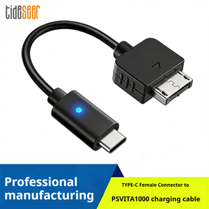 Adaptateur de câble de charge USB-C (femelle) de 10 cm <span class=keywords><strong>pour</strong></span> <span class=keywords><strong>PS</strong></span> <span class=keywords><strong>Vita</strong></span> 1000 - Uniquement <span class=keywords><strong>pour</strong></span> la charge - Product Image 1