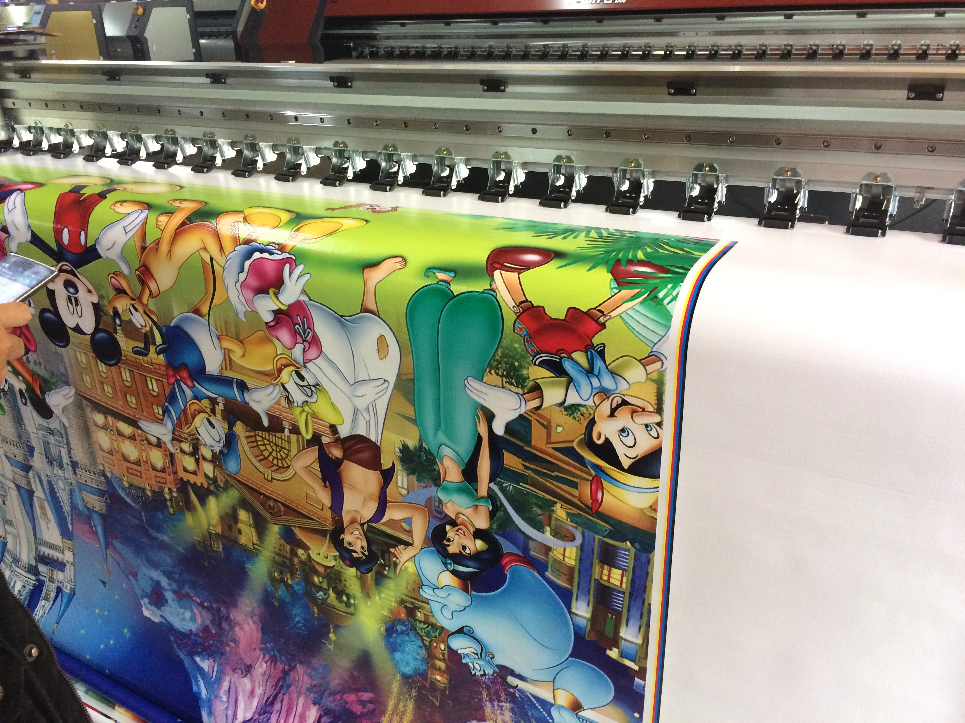 banner xaar proton head flex printing machine