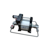 Pompe de transfert de liquide pneumatique haute pression en acier inoxydable à entraînement pneumatique pour le conditionnement des réfrigérants