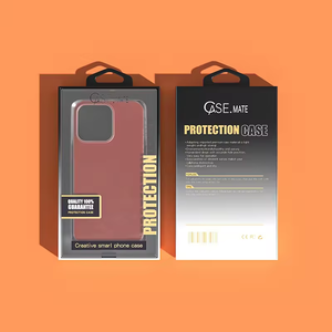 <b>Strong</b> Eco-friendly Hanging Wall Phone Case Paper Box Mobile Phone Case Packaging <b>Boxes</b> with PVC Clear Windows - Product Image 5