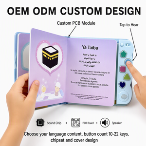 <span class=keywords><strong>Livre</strong></span> sonore interactif pour apprendre <span class=keywords><strong>les</strong></span> <span class=keywords><strong>premiers</strong></span> <span class=keywords><strong>mots</strong></span>, <span class=keywords><strong>livre</strong></span> parlant avec module sonore pour enfants - Product Image 4