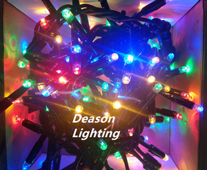 Outdoor Weihnachts dekorationen 220V 10m 100L Rgb Led Gummi draht Hochzeit Fee Lichterketten - Product Image 3