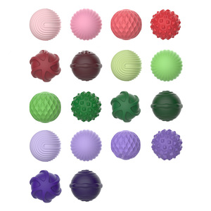 Ensemble de 6 globes en silicone anti-stress, qualité supérieure, directement de l'usine, pour soulager l'anxiété, jouet tactile à presser pour l'autisme - Product Image 5