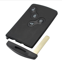 Coque de clé de voiture intelligente à 4 boutons, télécommande 434Mhz, puce 7947 pour Renault Clio Logan Megane 2 3 Scenic - Vente en gros usine