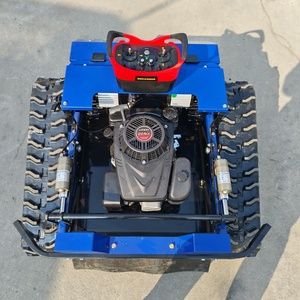 Meijing <b>Smart</b> 4-Stroke Cordless Trimmer Industrial DIY Crawler Mower Orchard Gasoline Weeder 24V <b>Remote</b> Self - Product Image 3