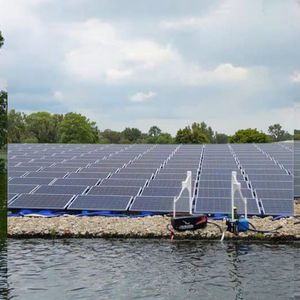 तैयार फ्लोटिंग pv सौर ऊर्जा संयंत्र औद्योगिक घर का उपयोग एनोडाइज्ड एल्यूमीनियम या एचडीपे फ़जियान - Product Image 1