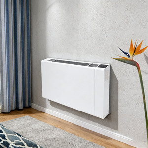 Unité de ventilation hydronique verticale sur pied avec profil mince pour le chauffage et le refroidissement des salons et bureaux, économie d'espace - Product Image 5