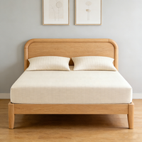 Drap-housse de protection EMF personnalisé, 10% fibres d'argent, 90% coton biologique, avec mise à la terre et antistatique