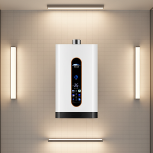 Chauffe-eau à <span class=keywords><strong>gaz</strong></span> professionnel en acier inoxydable 16L sans réservoir, chauffe-eau instantané mural pour usage domestique quotidien - Product Image 3