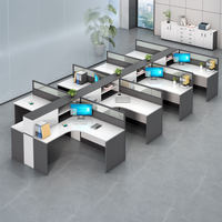 High Quality ISO Certified Durable Modern Wooden Panel Executive Office Desk Partition for Villa Commercial Use Customizable