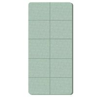 Tapis de yoga pliables personnalisés avec logo, vente en gros, accessoires de gym pour femmes, antidérapants et épaissis, accessoires de Pilates