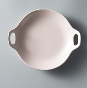 Plato de <span class=keywords><strong>sushi</strong></span> de disco binaural, vajilla de cerámica, plato de fruta, esmalte mate - Product Image 2