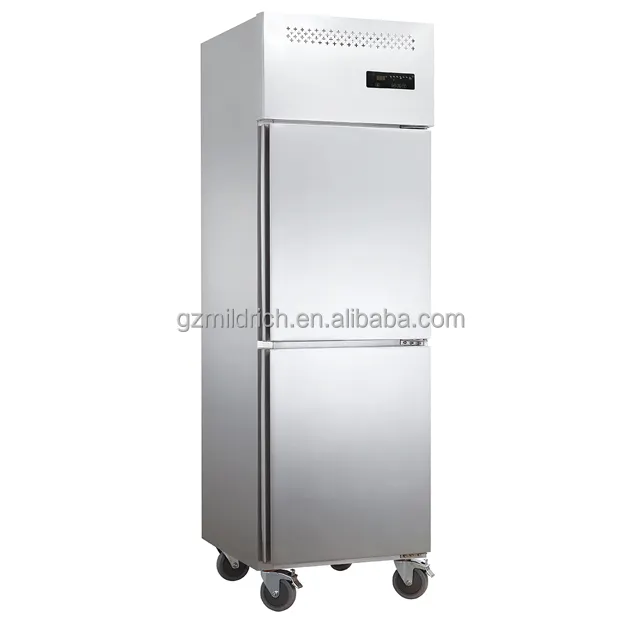 Factory Sale Floor Standing Stainless Steel Top Freezer Refrigerators/Single Door Upright Chest Freezers