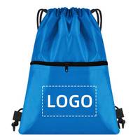 Sac à cordon léger personnalisé avec logo, imperméable, pour le sport et le fitness