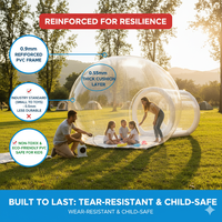 Dôme gonflable portable d'extérieur pour enfants, avec ballons, pour fêtes, photos et décoration de jardin