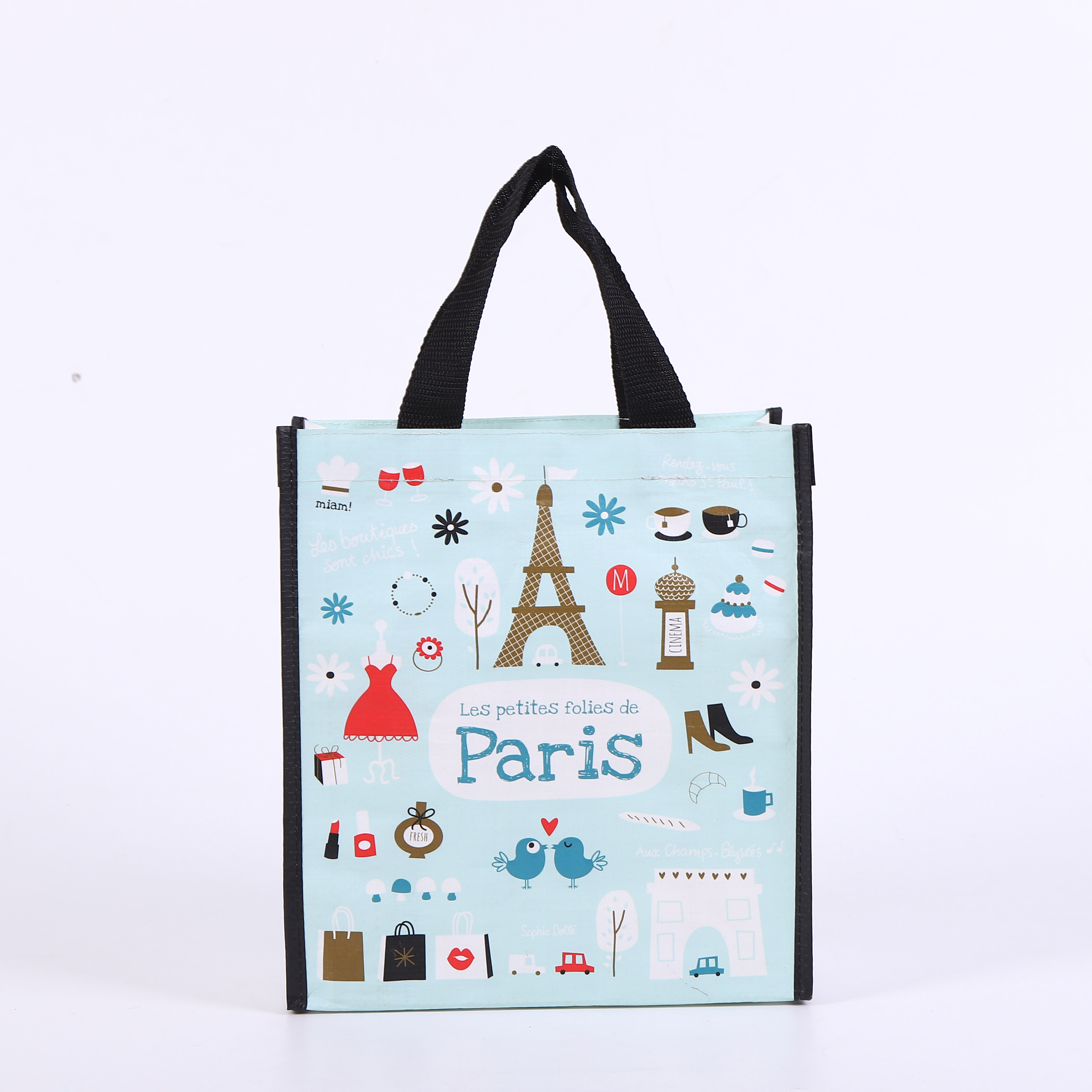 Reusable laminated pp woven bags pp woven tote bag