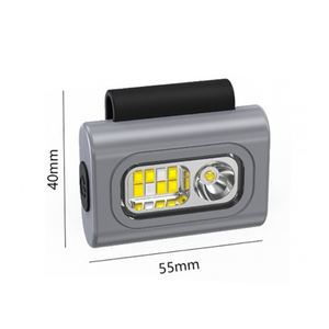 Clip magnétique portable étanche de sécurité <span class=keywords><strong>Jogging</strong></span> lumière LED Clip <span class=keywords><strong>lampe</strong></span> <span class=keywords><strong>frontale</strong></span> <span class=keywords><strong>lampe</strong></span> <span class=keywords><strong>frontale</strong></span> Type C feux de course rechargeables - Product Image 4