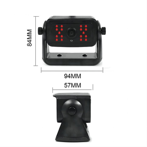 4PIN ที่มีเซ็นเซอร์ AHD 1080P กล้องมองหลังแม่เหล็ก18หลอด LED อินฟราเรดมองเห็นกลางคืนกันน้ำสำหรับรถบรรทุกรถบัสคาราวาน RVs - Product Image 6