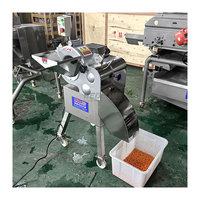 Aardappel-snijlijn, fruit- en groentesnijmachine, 3D-snijmachine: snijt aardappelen, wortelen, knoflook en mango in blokjes