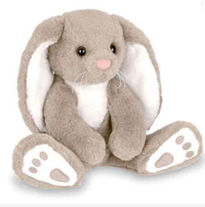 يجلس الموقف رمادي لينة محشوة الأرنب لطيف أرنب عيد الفصح ألعاب من نسيج مخملي أرنب سرير وسادة نوم مع آذان طويلة - Product Image 2