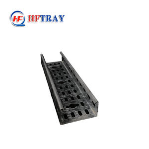 Gouttière de câbles industrielle perforée en acier inoxydable 316 sur mesure 300 mm x 50 mm, antirouille, étanche, résistante à la corrosion, pour la pose de câbles - Product Image 3