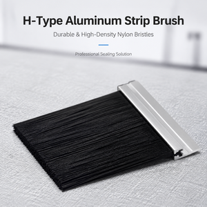 Brosse <span class=keywords><strong>de</strong></span> balayage pour <span class=keywords><strong>bas</strong></span> <span class=keywords><strong>de</strong></span> <span class=keywords><strong>porte</strong></span> en aluminium avec joint d'étanchéité sous la <span class=keywords><strong>porte</strong></span> - Product Image 4