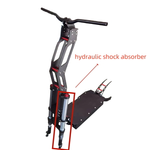 Cadre de trottinette en alliage d'aluminium Geofought E11 de 11 pouces avec double suspension hydraulique et débattement de 150 mm – Pièces et accessoires - Product Image 2
