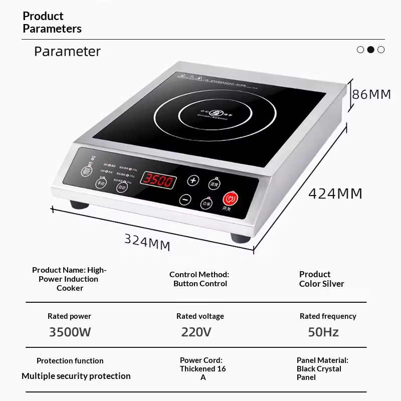 Enchufe americano de tres clavijas, estándar 110V.