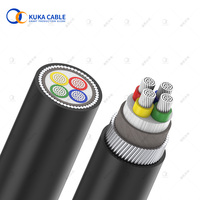 Kabel Baja Berlapis Listrik NYY/NYY-J 25mm 35mm 50mm 70mm 95mm 120mm PVC CE Xlpe Harga Kabel Daya Tegangan Rendah