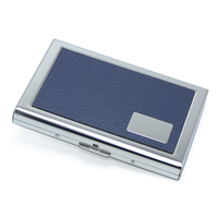 6 sac à main Type poche boîte en métal nom de banque hommes d'affaires porte-cartes en acier inoxydable RFID porte-carte de crédit portefeuille