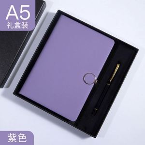 <b>Cheap</b> Custom Company Logo Diary Stationery Business Magnetic Notebook <b>Gift</b> Set A5 Black Pu Leather Journal With <b>Box</b> and Pen - Product Image 4