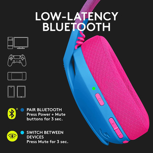 <span class=keywords><strong>Casque</strong></span> de jeu <span class=keywords><strong>Logitech</strong></span> G435 LIGHTSPEED 165g avec micro double à formation de faisceau de 40 mm, autonomie de 18 h pour PC, PS5, Switch - Product Image 2