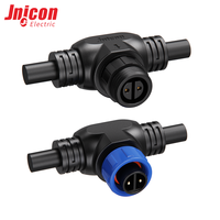 Connecteur M16 de type T Push-Pull autobloquant 2 broches 3 broches 10A 300V IP67, répartiteur en T surmoulé pour éclairage public
