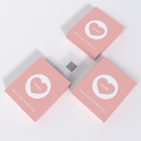 Boîtes en papier rose pour gloss à lèvres, boîte en papier pour gloss à lèvres, boîte cadeau pour rouge à lèvres avec insert en papier