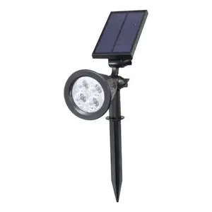 4W LED Garden Stake Luz solar para césped Luz cálida con cuerpo de PC a prueba de agua IP65 Certificado ROHS Alimentado por batería - Product Image 5