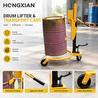 Empileur de fûts à pompe à pied 200L Eagle Grip pour camion 60cm