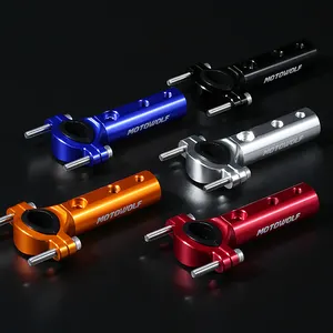Motowolf CNC Aluminum Alloy Multifunction Motorcycle Handle Grip Extension Rod For Motorcycle Support
