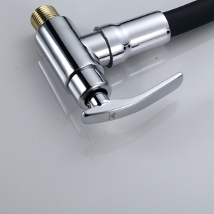 Grifo de Cocina Moderno de Pared, Diseño de Tubo Negro Cromado, Monomando, Cuerpo de Zinc, Torneira De Cozinha - Product Image 3