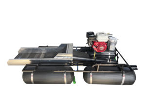 เครื่องขุดทองแบบถังเคลื่อนที่ขนาดเล็กสำหรับขาย ใช้เครื่องยนต์เบนซิน สำหรับล้างทรายและแยกทอง - Product Image 3