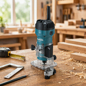 <span class=keywords><strong>Fresadora</strong></span> de Madera Profesional <span class=keywords><strong>Makita</strong></span> M3700B, 530W, Herramienta Compacta para Recortar Bordes de Laminado - Product Image 4