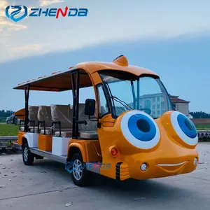 Hot Selling 14/ 17/ 23 Seater Electric Shuttle Bus Nature Park Using New Electric Tourist Bus For Sale