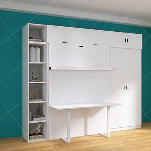 Venta al por mayor de calidad superior cama Murphy Horizontal con doble capa de escritorio muebles cama de pared para la venta - Product Image 5
