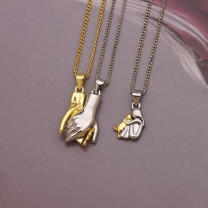 BD-D1292 Woman Dog Hug Necklace Cute Gifts for Her Him Jewelry Birthday Gift <strong>Animal</strong> <strong>Lover</strong> - Product Image 1