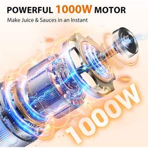 Batidora de Inmersión Koios de 1000W y 12 Velocidades, Batidora de Mano de Acero Inoxidable con Batidor, Mezcladora Multifuncional, Electrodoméstico de Cocina - Product Image 3