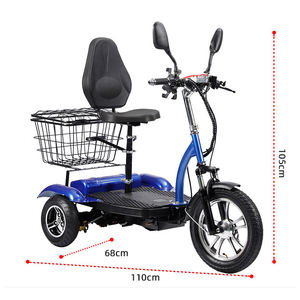 <span class=keywords><strong>Scooter</strong></span> électrique à <span class=keywords><strong>trois</strong></span> roues de bonne qualité, batterie 12Ah, pliable, pour adultes sans <span class=keywords><strong>permis</strong></span> - Product Image 2