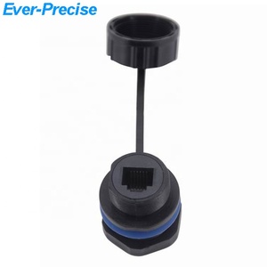 Bảng Điều Khiển Gắn Kết Rj11 Chống Thấm Nước Kết Nối Coupler Với Bụi Cap 6P6C RJ25 Ổ Cắm Jack Cắm RJ11 Ip67 Bảng Kết Nối - Product Image 3