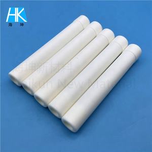 Kunden spezifisches Hochtemperatur-Beige-Aluminium oxid Al2O3 durch Rohrrohr buchse - Product Image 3