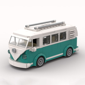 Nouveau-<span class=keywords><strong>Design</strong></span> Vert T1 Public Car-Thème Racing DIY Model - Pellet <span class=keywords><strong>Puzzle</strong></span> <span class=keywords><strong>Building</strong></span> <span class=keywords><strong>Blocks</strong></span> Set-Cadeau idéal pour enfants - Product Image 4
