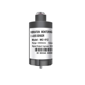 เครื่องส่งสัญญาณสั่นสะเทือนแบบรวม 0~20 มม./วินาที 4-20mA ทำจากสแตนเลส เซ็นเซอร์วัดความเร็วสั่นสะเทือนแบบรวม - Product Image 1